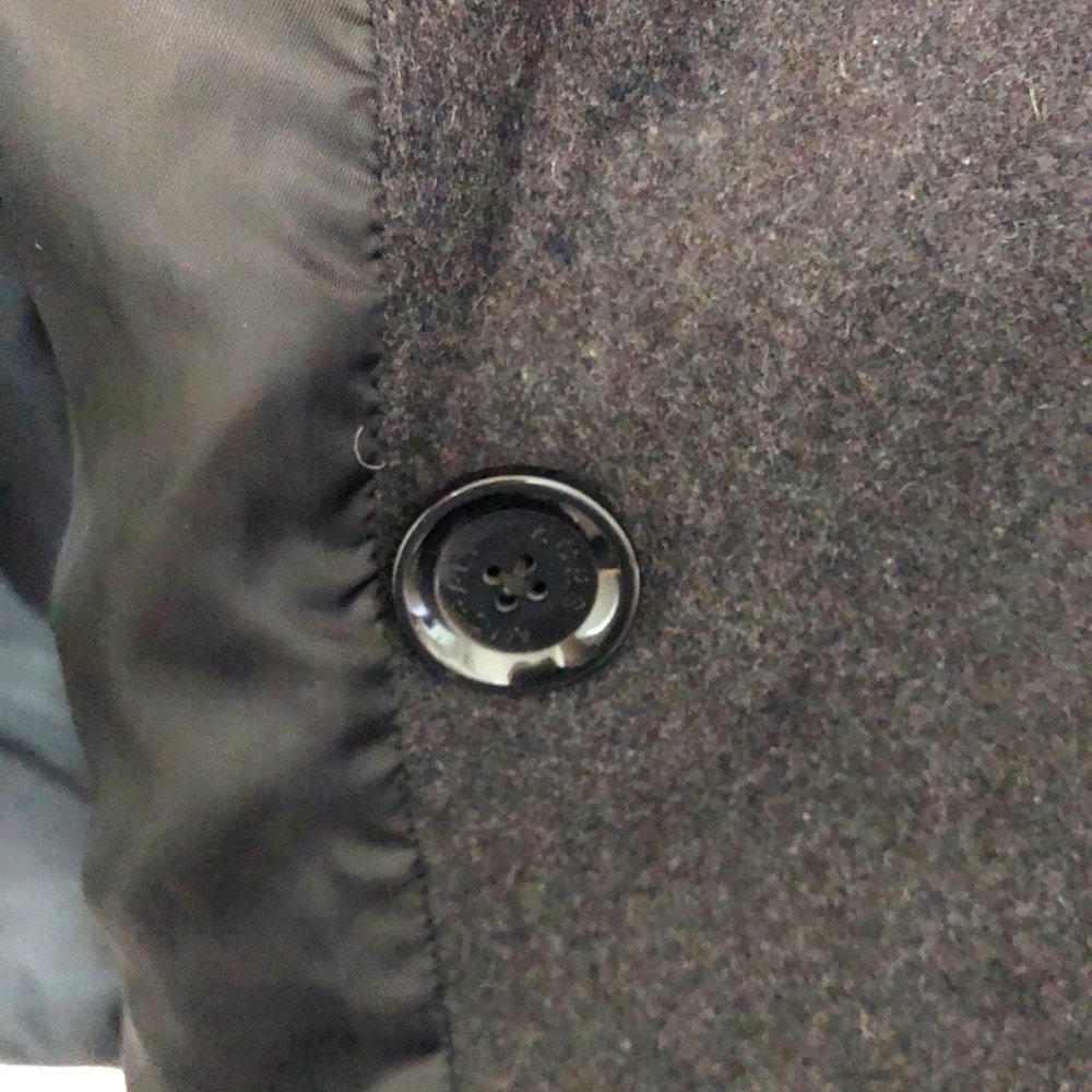 Michael Kors Grey Wool Blend Pea Coat - Picture 9 of 15